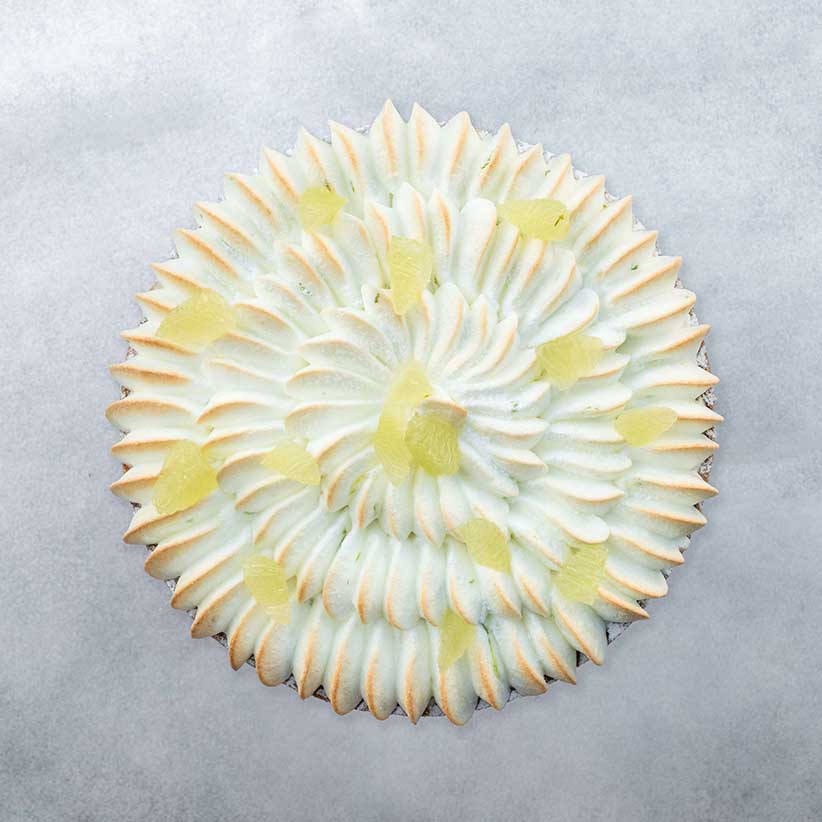 Lemon meringue tart by Nina Métayer