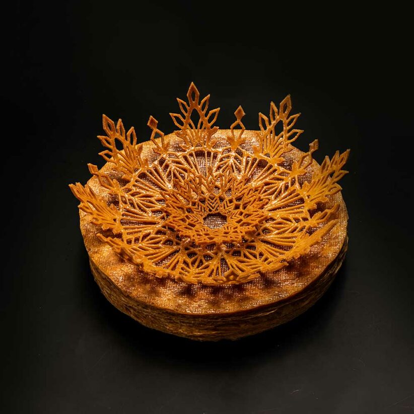 « Le Flocon des Rois » french kings’ cake 2024 by Nina Métayer