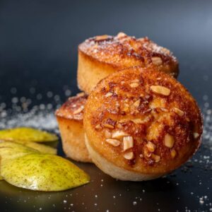Gluten-free pear financier by Nina Métayer