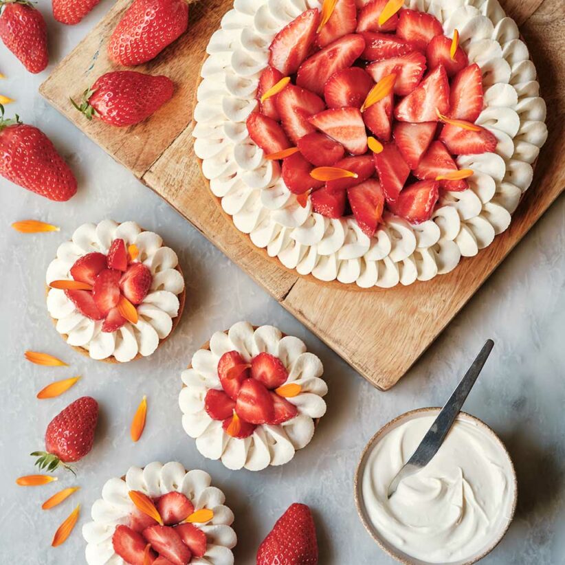 Tarte aux fraises par Nina Métayer