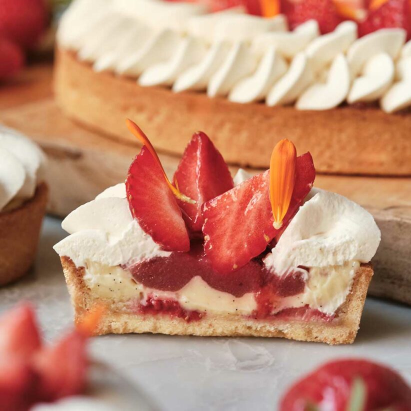 Tarte aux fraises par Nina Métayer