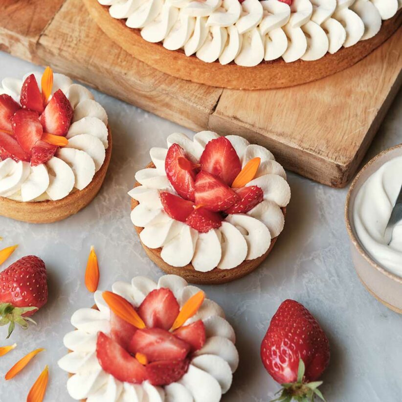 Tarte aux fraises par Nina Métayer