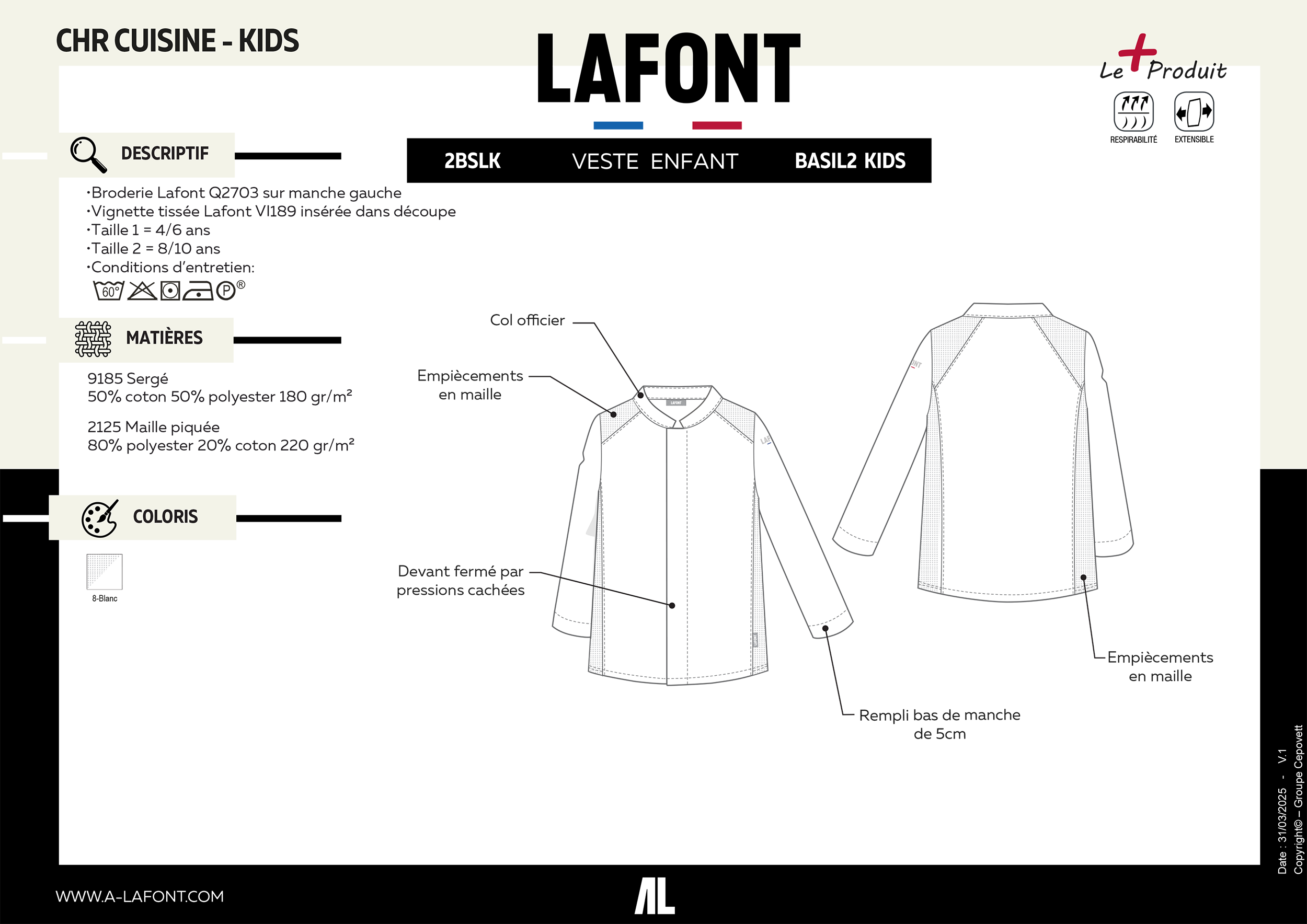 Veste 2NINPI Nina Métayer par Lafont
