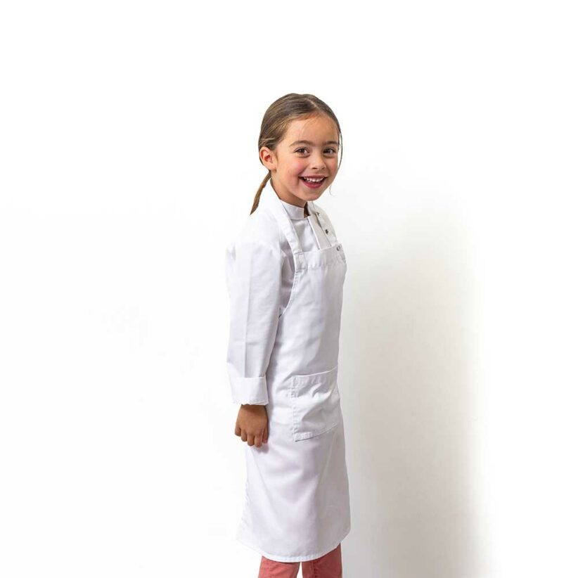 Adèle. Tablier et veste de chef enfant, Lafont X Nina Métayer.