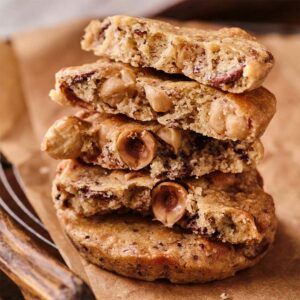 Cookies noisettes par Nina Métayer